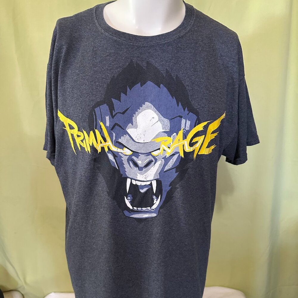 Overwatch Primal Rage Lootcrate Men's Gray T Shirt Large